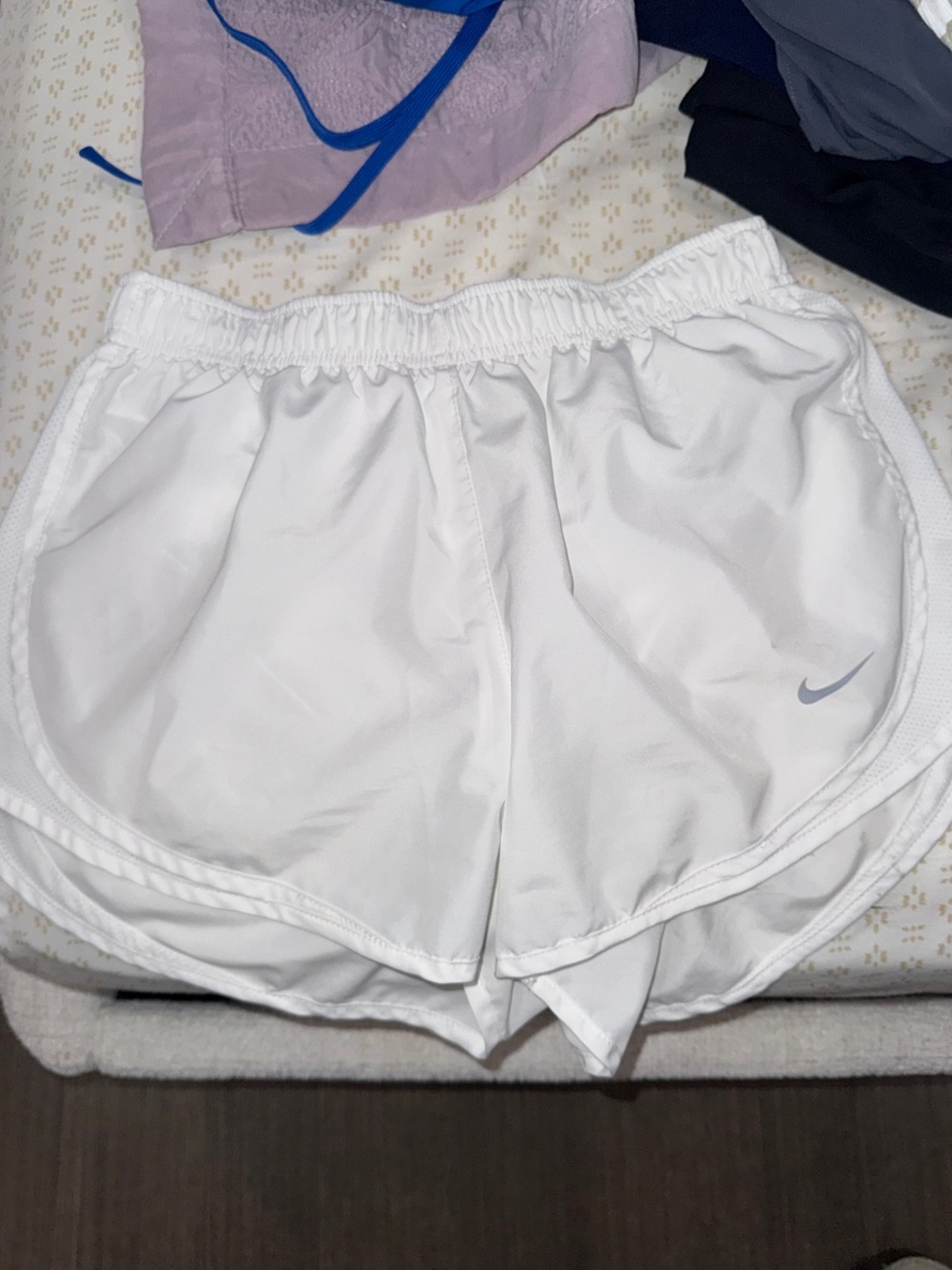 Nike White Women’s Athletic Running Shorts